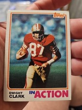 1982 Topps Football Dwight Clark San Francisco 49ers #479