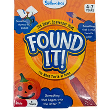 Skillmatics FOUND IT Board Game Smart Scavenger Hunt Card Game Kids 4-7 NEW
