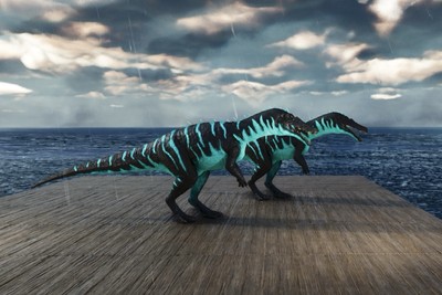 Ark Survival Ascended  - Tron Baryonx Pair High Stat  PC/PS5/XBOX  PVE