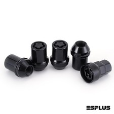 1 Set Gmc Oe Style Black M14x1.5 Acorn Wheel Locks For 99-27 Sierra 1500
