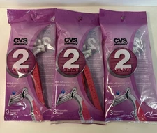 Lot Of 90 Disposable Razer Twin Blade In Pack Of 3 For Professional And Home Nib