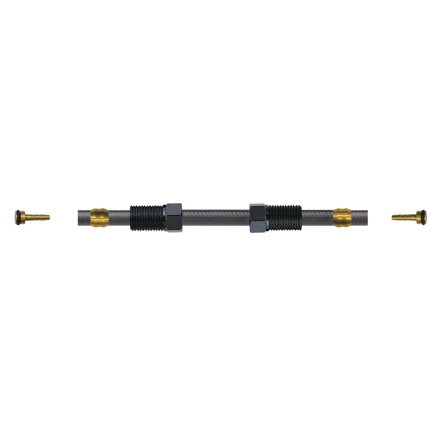 Durite hydraulique minérale TRP 0 degré noire pour freins de VTT