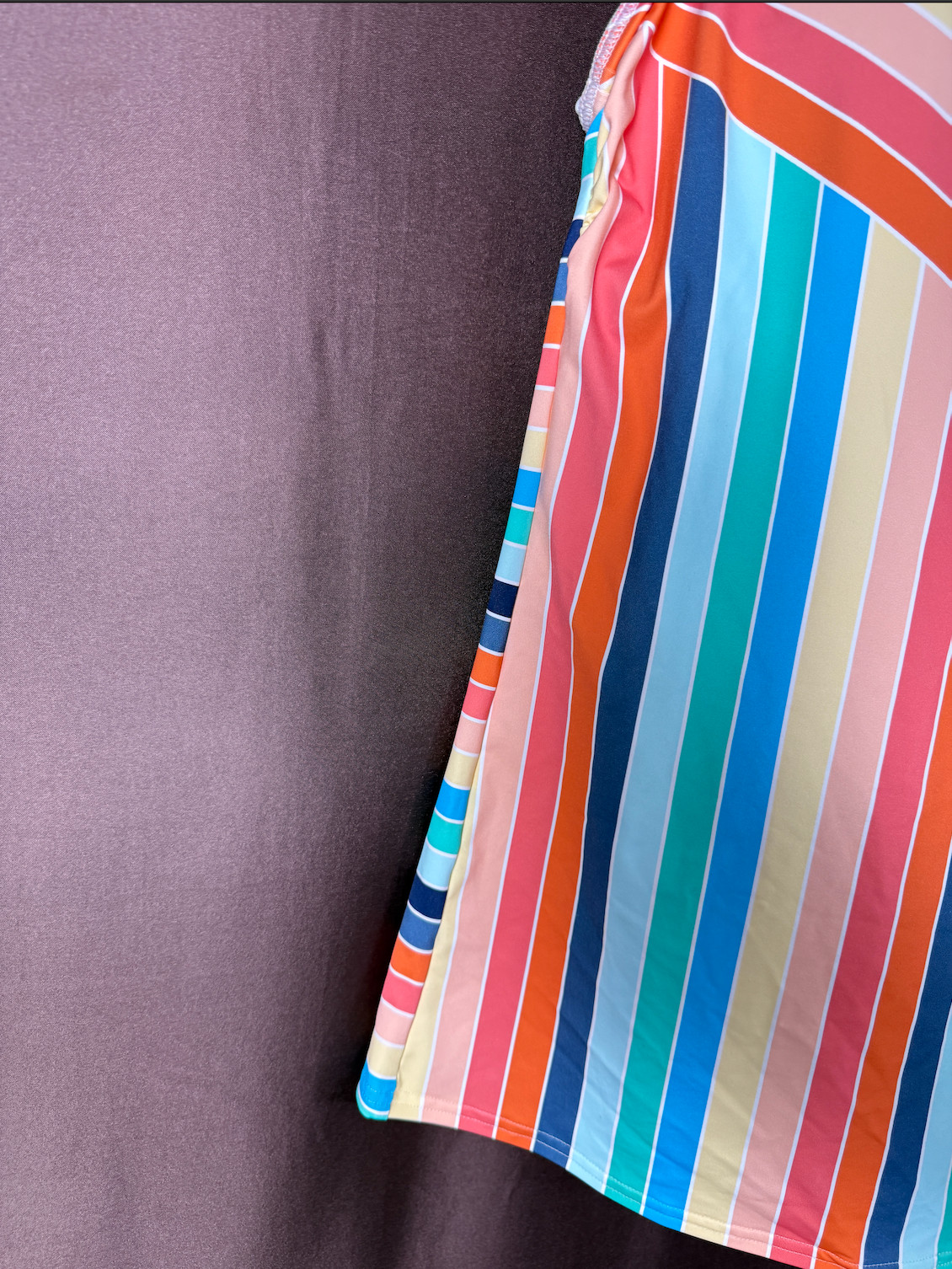 Land's End Women's 18 Chlorine Resistant High Neck Tankini Swim Top