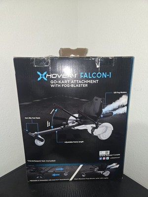 HOVER-1 FALCON-1 Go Kart Attachment With Fog Blaster Black Red Open Box