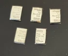 Lot Of (5) 0.999 Fine Silver 1 Gram Valcambi Suisse Combi Bar