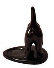 Black Kitty Cat Tealight Tea light Votive Candle Holder Partylite Halloween — photo 3