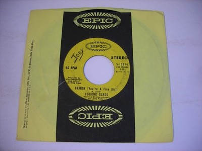 w SLEEVE Looking Glass Brandy ( You're a Fine Girl ) / One by One 1972 45rpm ++