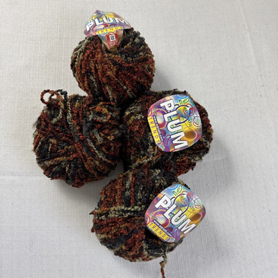 ADRIAFIL Plum Trends Bulky Wool Blend 50 grams Style #2273 Lot 4 New Earthtones