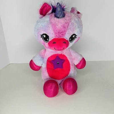 Star Belly Dream Lights Unicorn 14in Pink & Purple Light Up Plush Toy TESTED