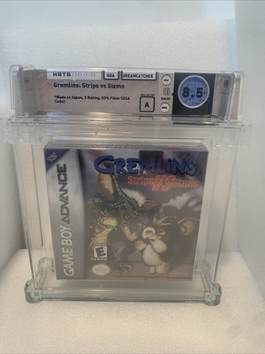 Gremlins: Stripe vs. Gizmo Nintendo GBA WATA 8.5 A FACTORY SEALED RARE VGA