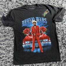 Bruno Mars The Romantic Tour 2026 Tampa Exclusive Merch Shirt Large  Keychain