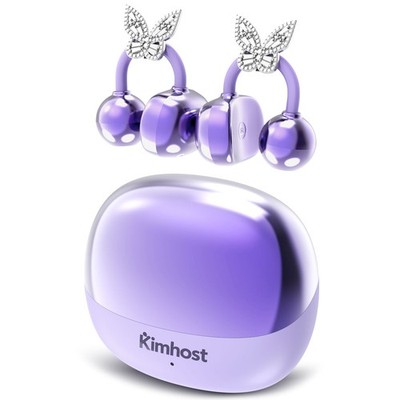 Kimhost Open-Ear Clip-On Ohrhörer Kabelloses 3D Sound Bluetooth TWS Kopfhörer