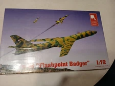 Tu-16 Flashpoint Badger 1:72 Plastic Model Jet Airplane New in Shrink Wrap Box