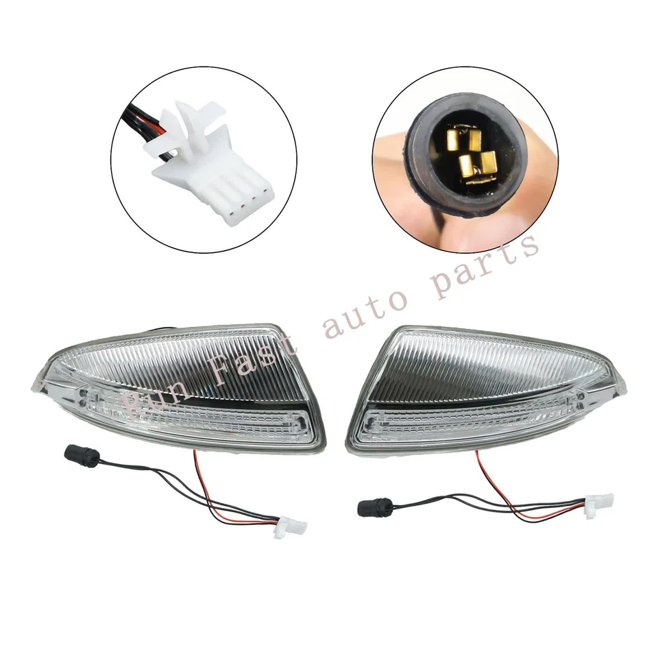 Pair LH+RH Mirror Turn Signal Lamp Light Fit Benz W164 X164 GL450 ML350 ML63 Foto 2 de 4
