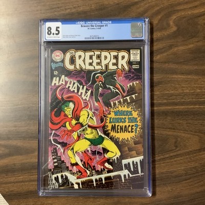 Beware The Creeper 1 CGC 8.5 VF+ OW/W PAGES Steve Ditko Cover and Art  