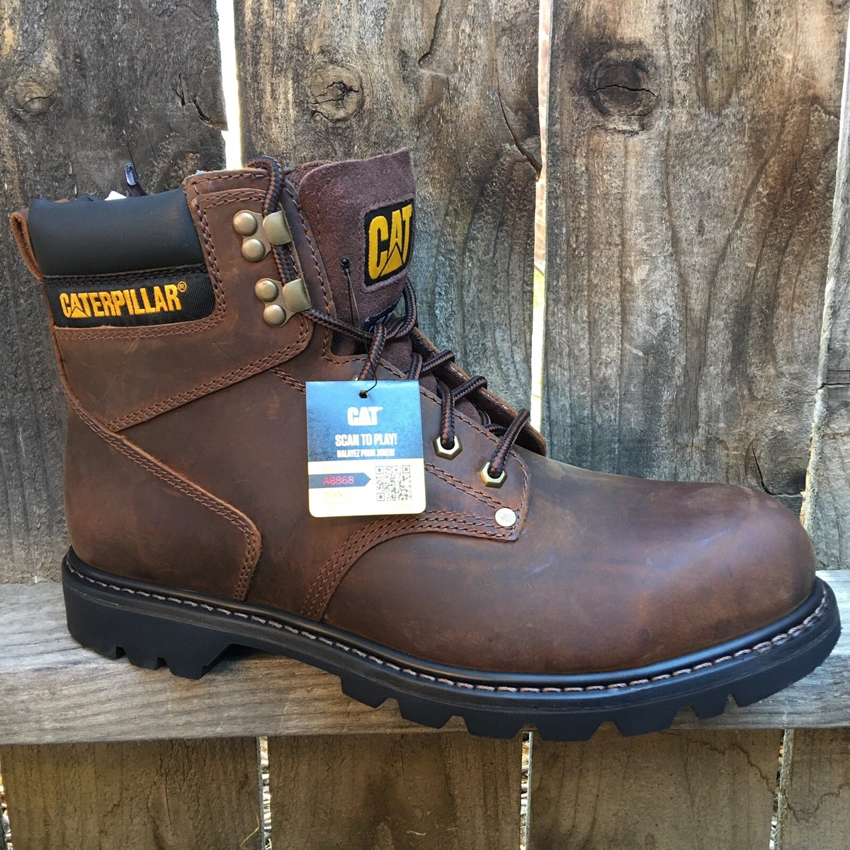 Second shift steel store toe work boot
