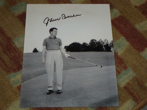Jack Burke 1956 Masters Champ Signed 8x10 Photo COA