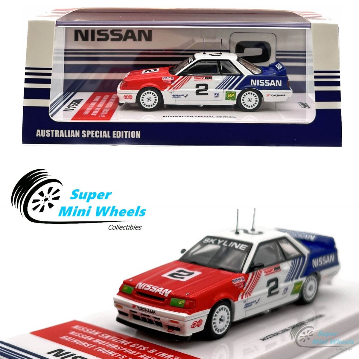 INNO 1/64 スカイラインGTS-R  R31  2台セット INNO64 1:64 Nissan Skyline R31 GTSR HR31 #2 Australian