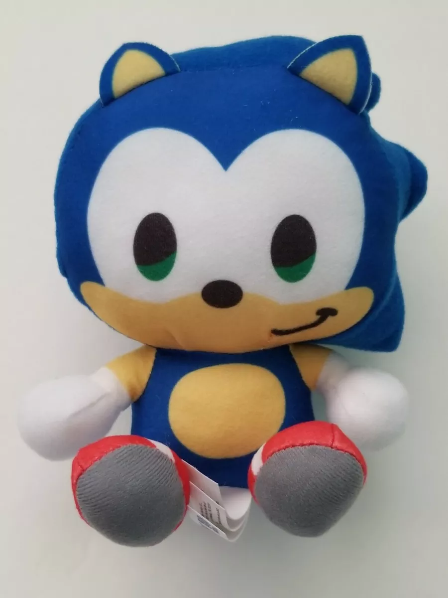 Rare Sonic Boom Hedgehog Shadow Plush Stuffed Animal 8”