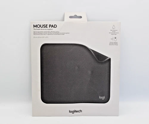 Logitech Studio Series Mouse Pad – 230×200 mm – Spill‑Resistant – New