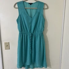 Bebop Sleeveless Casual Dress Green Women's Size Large