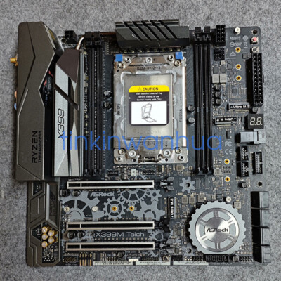 100% Tested FOR ASRock X399M Taichi Motherboard Supports   DDR4 #E7