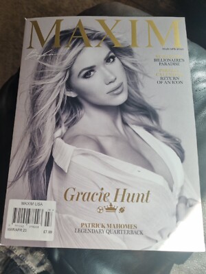 Maxim USA March/April 2023 Gracie Hunt Pirelli Calendar H.L Hunt David Yarrow