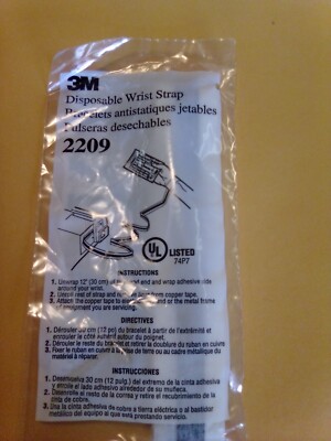 WRIST STRAP 3M 2209 DISPOSABLE