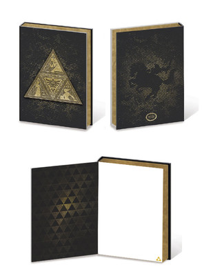 ZELDA TRIFORCE- JORNAL METAL EMBLEM- NOTEBOOK KIDS SCHOOL SUPPLY GAMING PS3 PC! 