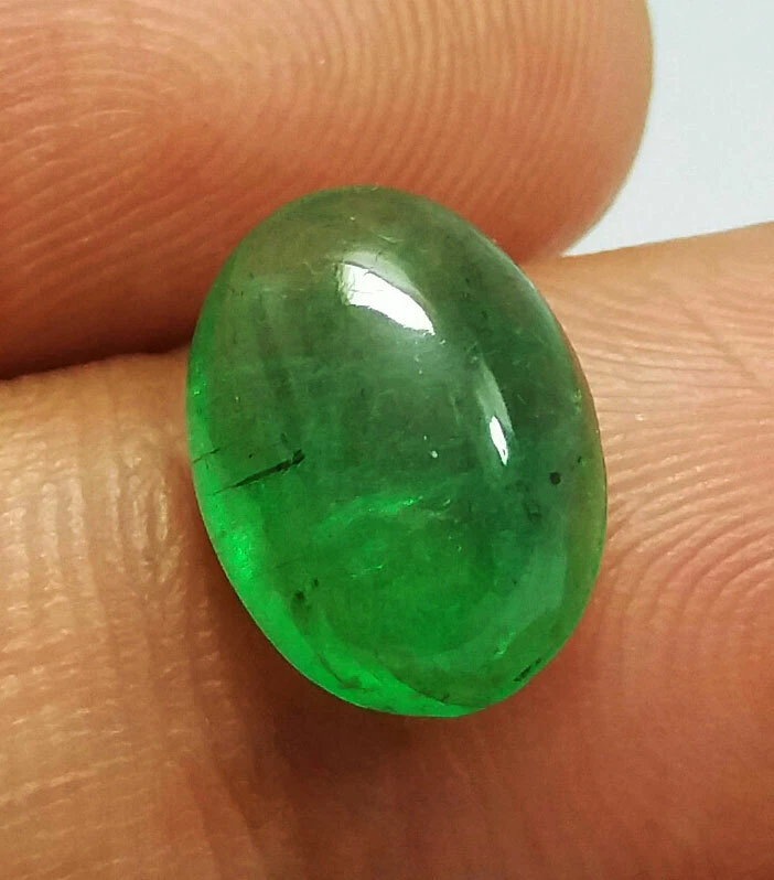 4,55 quilates Natural Zambia Esmeralda Clase Superior Brillo Verde Ovalado Ca... - Imagen 2 de 4