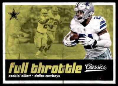 2018 CLASSICS FULL THROTTLE EZEKIEL ELLIOTT #12 INSERT