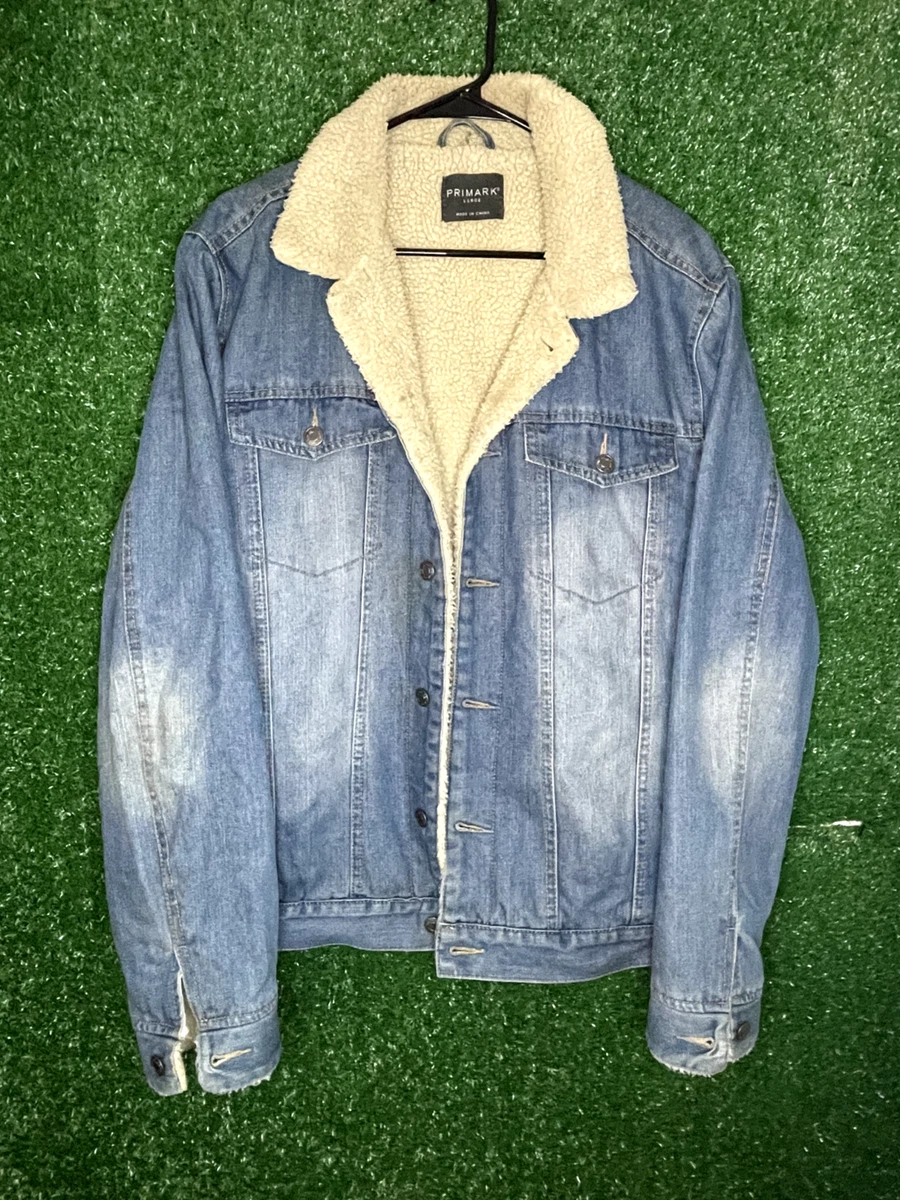 Denim jacket with on sale fur primark