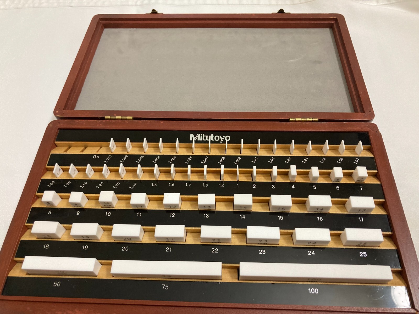 Mitutoyo BM3562 Cera Block Metric Ceramic Gage Block Set eBay