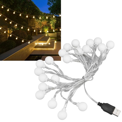 20 LEDs String Lights Flexible Globe Romantic Waterproof String Lights - Picture 15 of 18