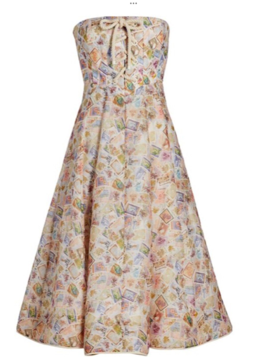 zimmermann high tide lace midi dress Zimmermann