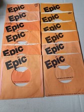 45 RPM 7" RECORD SLEEVES COMPANY SLEEVE 12 PACK SEE PHOTOS - Epic SLV2