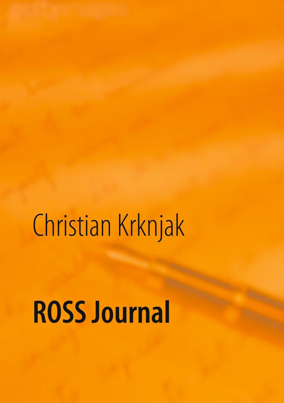 Thumbnail - Ross Journal Christian Krknjak Taschenbuch Ringbuch 112 S. Deutsch
