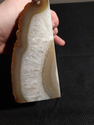 Quartz Agate Geode Quarter Piece Decor - Picture 3 of 5