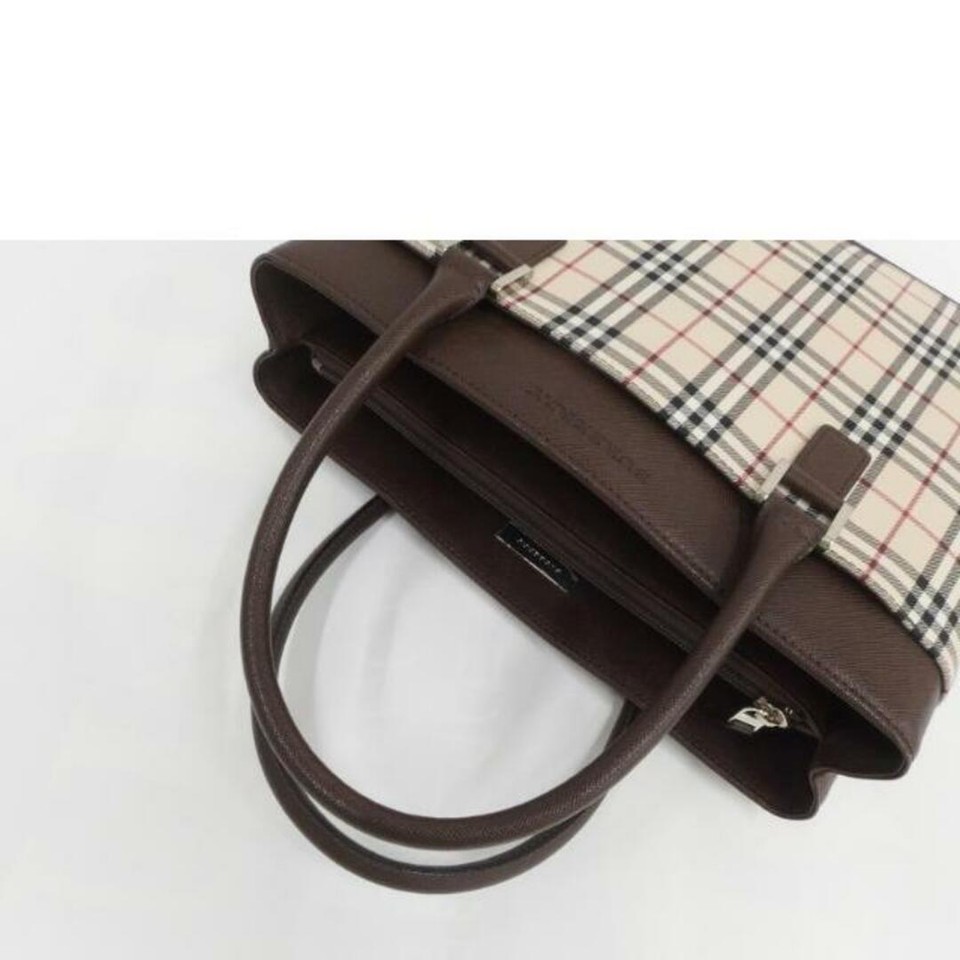 Auth BURBERRY Used bag purse Japan /Nova Check Hand/Ab Rank/82 eBay