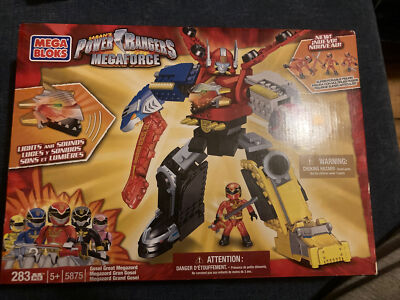 Mega Bloks 5875 POWER RANGERS MEGAFORCE 283 Teile LIGHTS AND SOUNDS