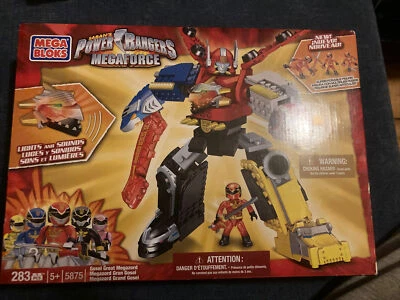 Mega Bloks 5875 POWER RANGERS MEGAFORCE 283 Teile LIGHTS AND SOUNDS - Bild 1 von 2