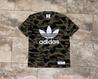 bape x adidas adicolor tee