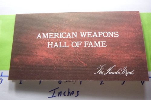 COLT GATLING GUN 1877 ON US ARMY LINCOLN MINT SILVER GOLD BAR PAPER RARE 3LOB - Picture 4 of 4