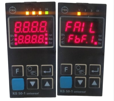 PMA KS 50-1 PID TEMPERATURE CONTROLLER KS50-114-00090-U49 Ser.No. 1025429020111