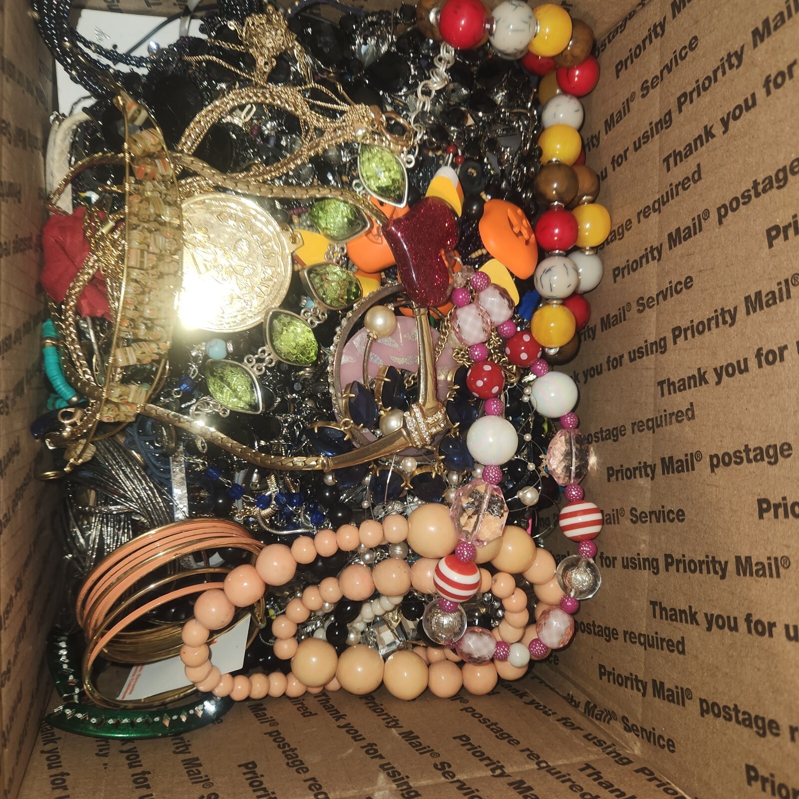 10+ LBS Vintage To Now CRAFT JUNK SCRAP Jewelry Lot Harvest Repurpose
