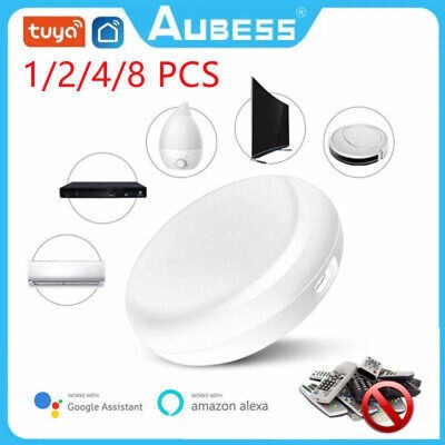 Tuya Smart Wireless WiFi-IR Remote Controller Air Conditioner TV Alexa Google