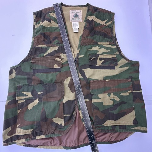 Northwest Territory Camo Hunting Vest Size Large. Free Shipping - Picture 6 of 18