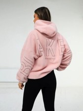 Women Outdoor Print Hoodie Hooded Casual Sports Top Sweatshirt Pullover Loose UK