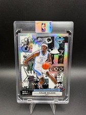 Caleb Wilson BOWMAN CHROME REFRACTOR INVESTMENT DRAFT ROOKIE CARD. rookie card picture
