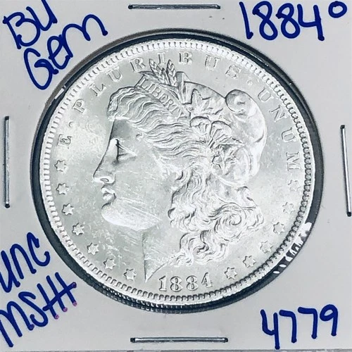 1884 O BU UNCIRCULATED MORGAN SILVER DOLLAR AUTHENTIC U.S.MINT FREESHIPPING 4779